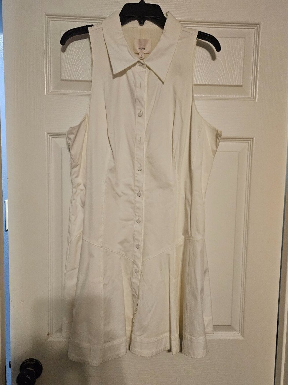 Cinq A Sept Ivory Sleeveless Dress Size 16